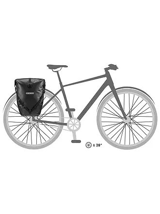 ORTLIEB | Juego de alforjas Back-Roller Classic QL2.1 2 x 20L | schwarz